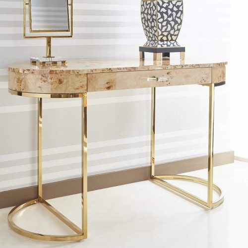 Bàn console inox mạ vàng - Hình ảnh 6