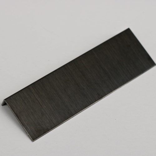 nẹp inox chữ L đen xước