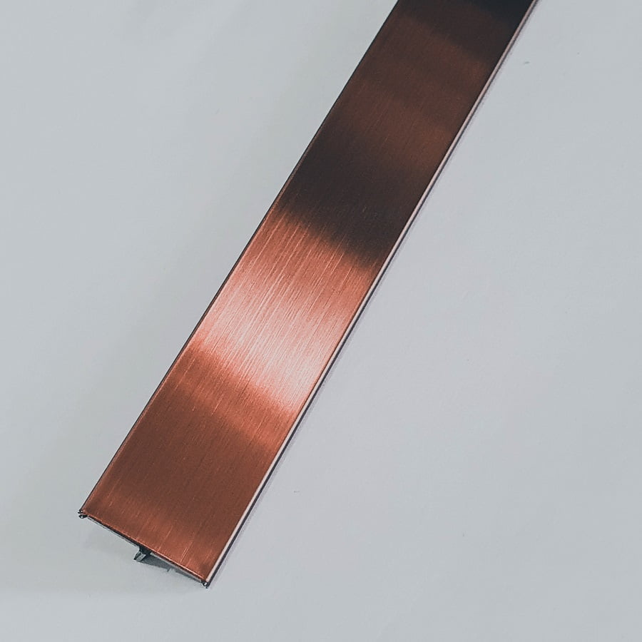 Nẹp chữ T inox hồng xước