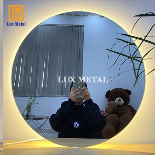 GƯƠNG TRÒN LED VÀNG HẮT CẢM ỨNG D60 - Hình ảnh 5
