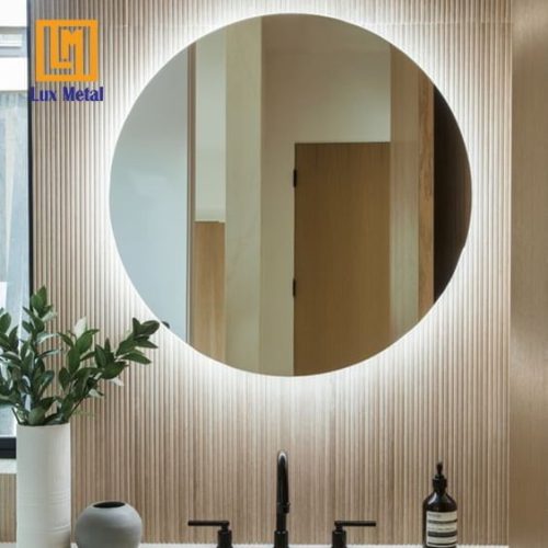 GƯƠNG TRÒN LED VÀNG HẮT CẢM ỨNG D60 - Hình ảnh 4