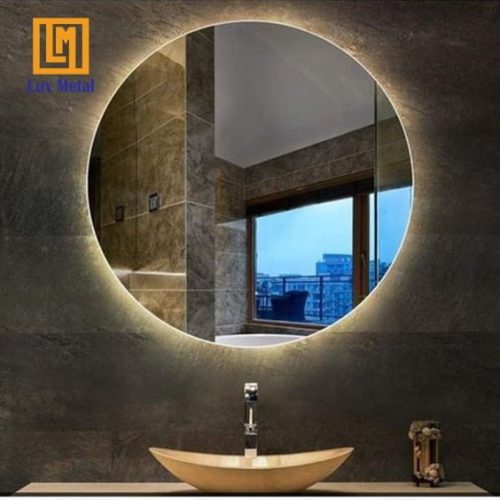 GƯƠNG TRÒN LED VÀNG HẮT CẢM ỨNG D60