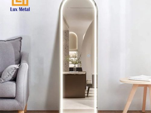 GƯƠNG VIỀN THÉP SƠN TĨNH ĐIỆN CẢM ỨNG