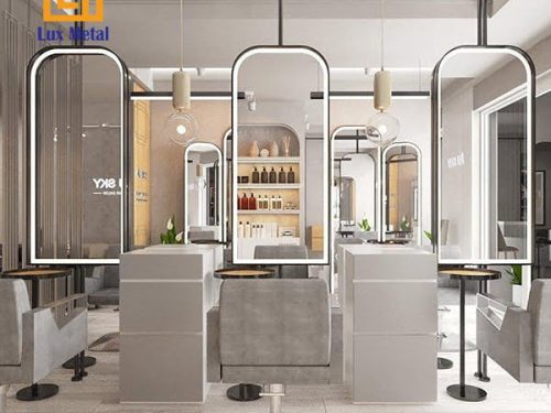 GƯƠNG TOÀN THÂN VIỀN HỢP KIM CAO CẤP CÓ LED