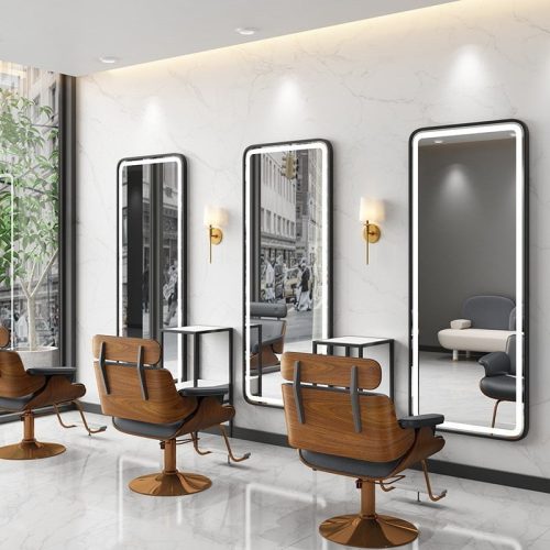 GƯƠNG SOI ĐÈN LED VIỀN HỢP KIM SƠN TĨNH ĐIỆN CAO CẤP - Hình ảnh 2