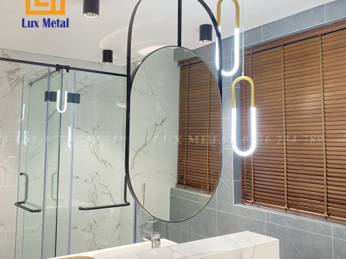GƯƠNG BẦU DECOR NHÀ TẮM HAI CHIỀU THÔNG MINH