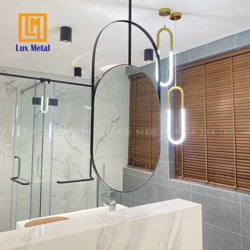 GƯƠNG BẦU DECOR NHÀ TẮM HAI CHIỀU THÔNG MINH