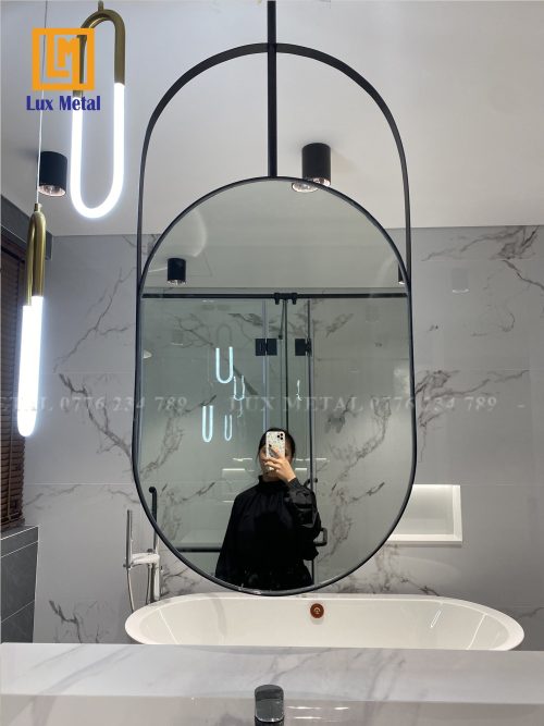 GƯƠNG BẦU DECOR NHÀ TẮM HAI CHIỀU THÔNG MINH - Hình ảnh 2
