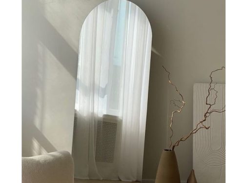 GƯƠNG SOI TOÀN THÂN VIỀN TRẦN DÁNG VÒM CONG 600X1600