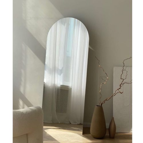 GƯƠNG SOI TOÀN THÂN VIỀN TRẦN DÁNG VÒM CONG 600X1600
