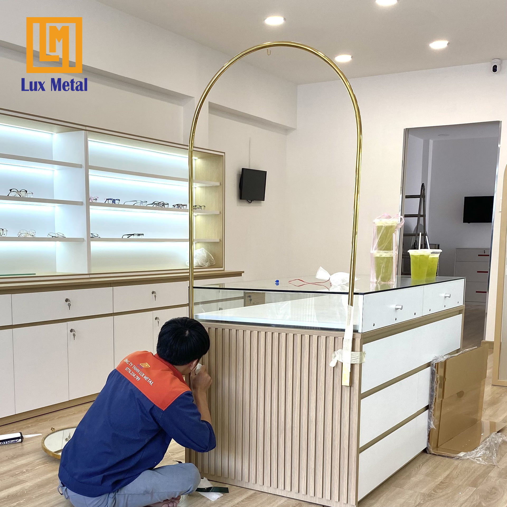 Khung gương inox